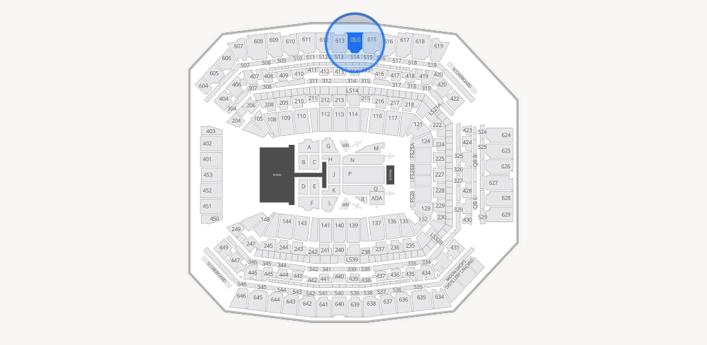 Lucas Oil Stadium Seating Chart