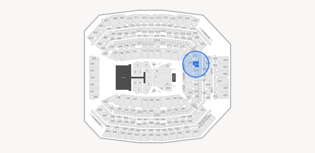 Lucas Oil Stadium Seating Chart