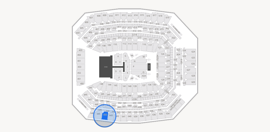Lucas Oil Stadium Seating Chart