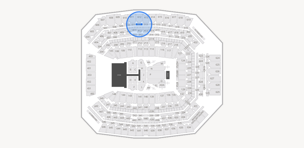 Lucas Oil Stadium Seating Chart