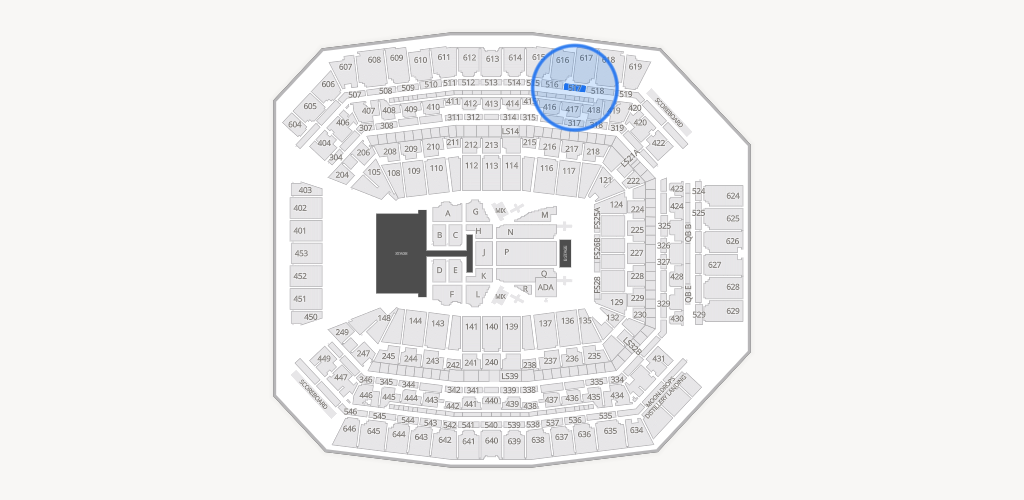Lucas Oil Stadium Seating Chart