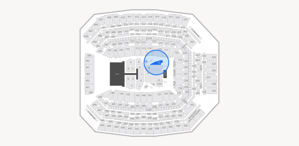 Lucas Oil Stadium Seating Chart