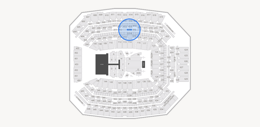 Lucas Oil Stadium Seating Chart