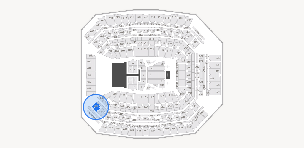 Lucas Oil Stadium Seating Chart
