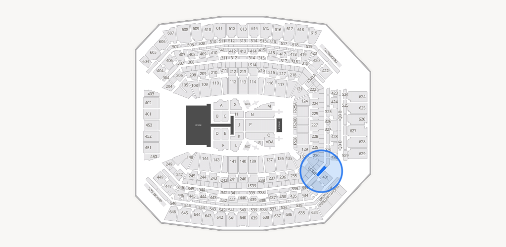 Lucas Oil Stadium Seating Chart