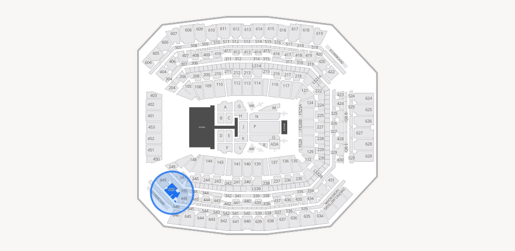 Lucas Oil Stadium Seating Chart