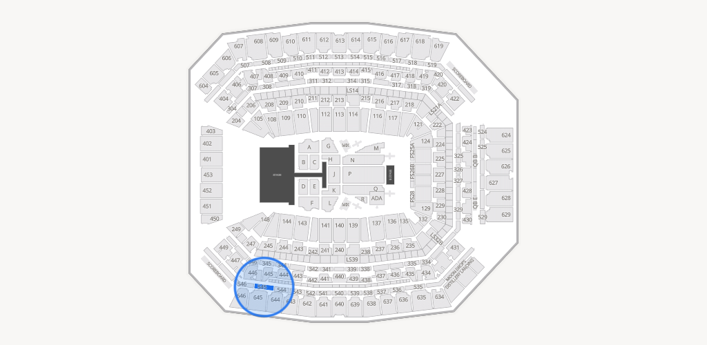Lucas Oil Stadium Seating Chart