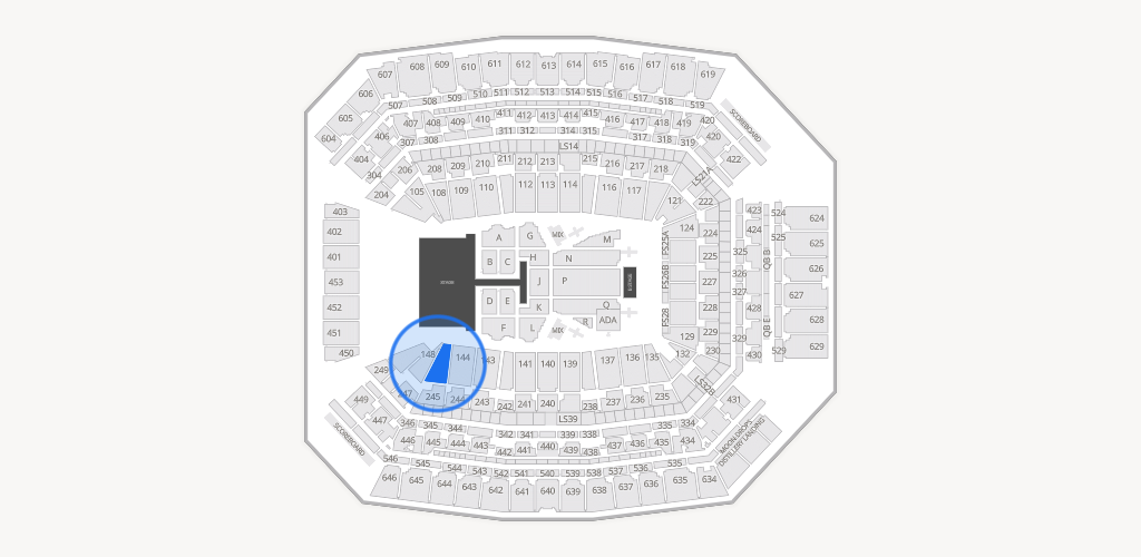 Lucas Oil Stadium Seating Chart