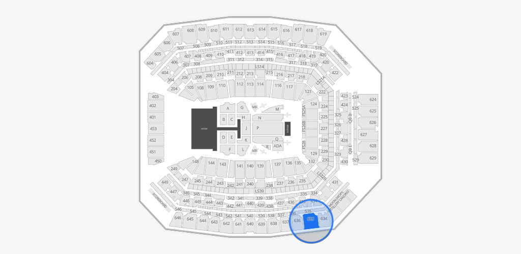 Lucas Oil Stadium Seating Chart