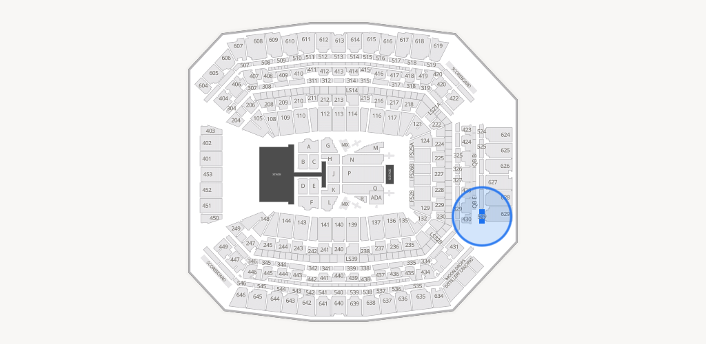 Lucas Oil Stadium Seating Chart