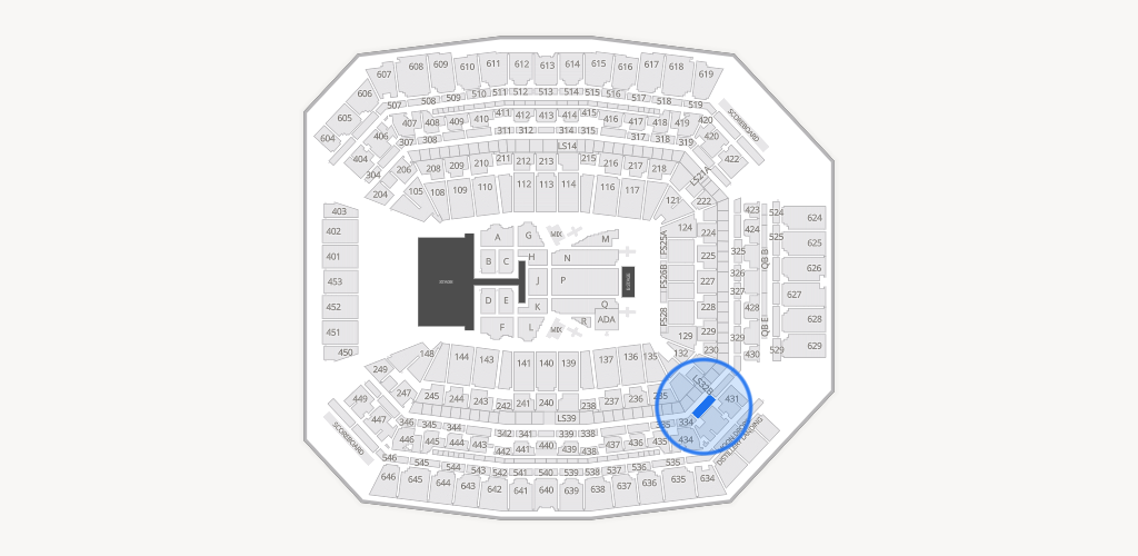 Lucas Oil Stadium Seating Chart
