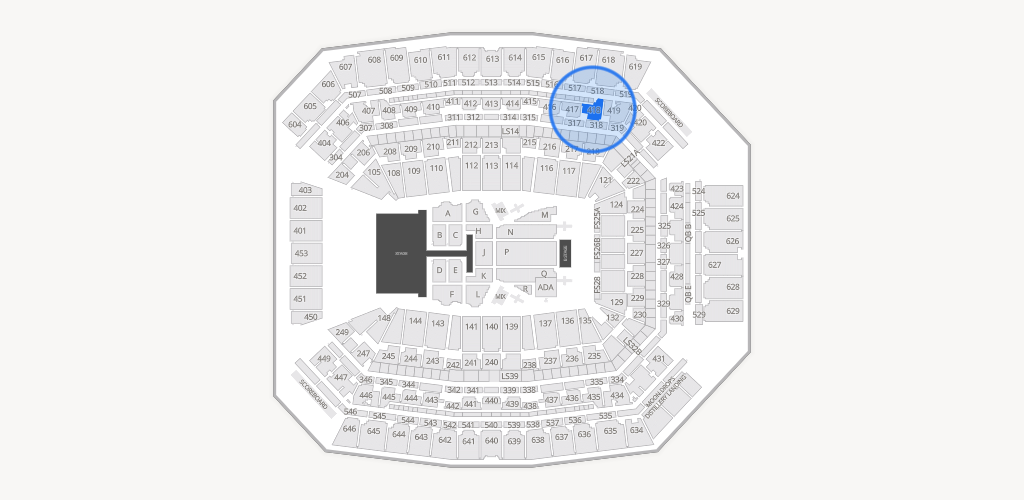 Lucas Oil Stadium Seating Chart