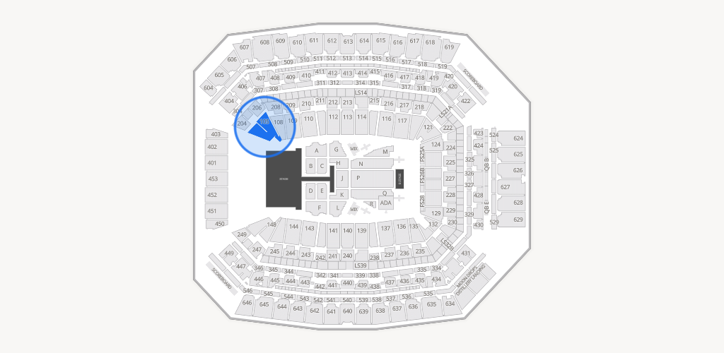 Lucas Oil Stadium Seating Chart