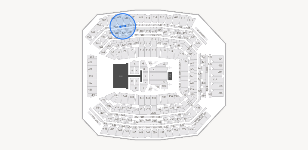 Lucas Oil Stadium Seating Chart