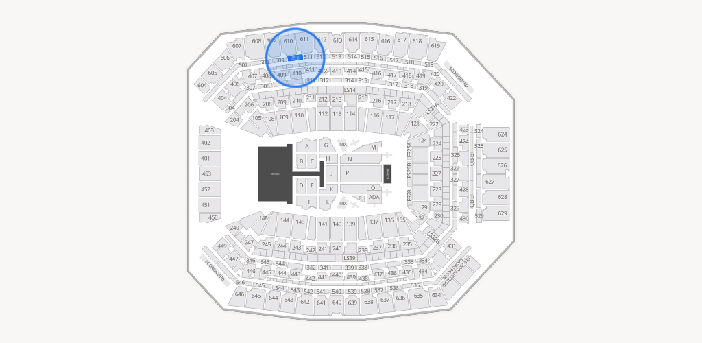 Lucas Oil Stadium Seating Chart