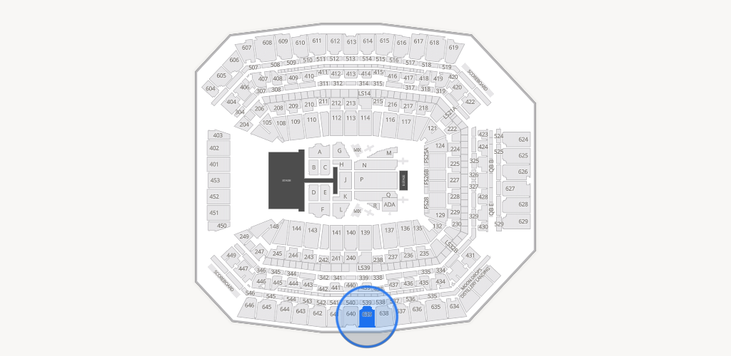 Lucas Oil Stadium Seating Chart