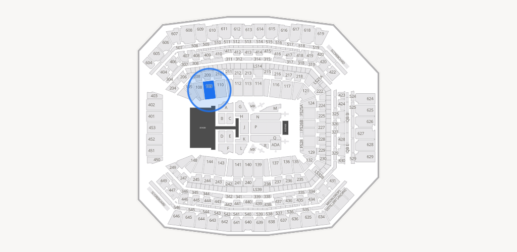 Lucas Oil Stadium Seating Chart