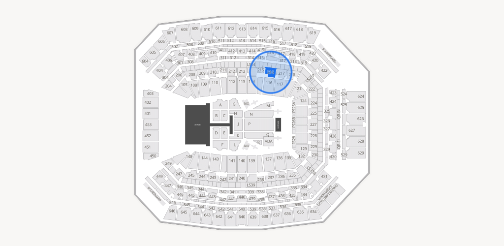 Lucas Oil Stadium Seating Chart