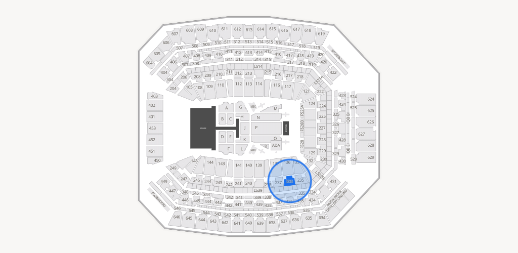 Lucas Oil Stadium Seating Chart