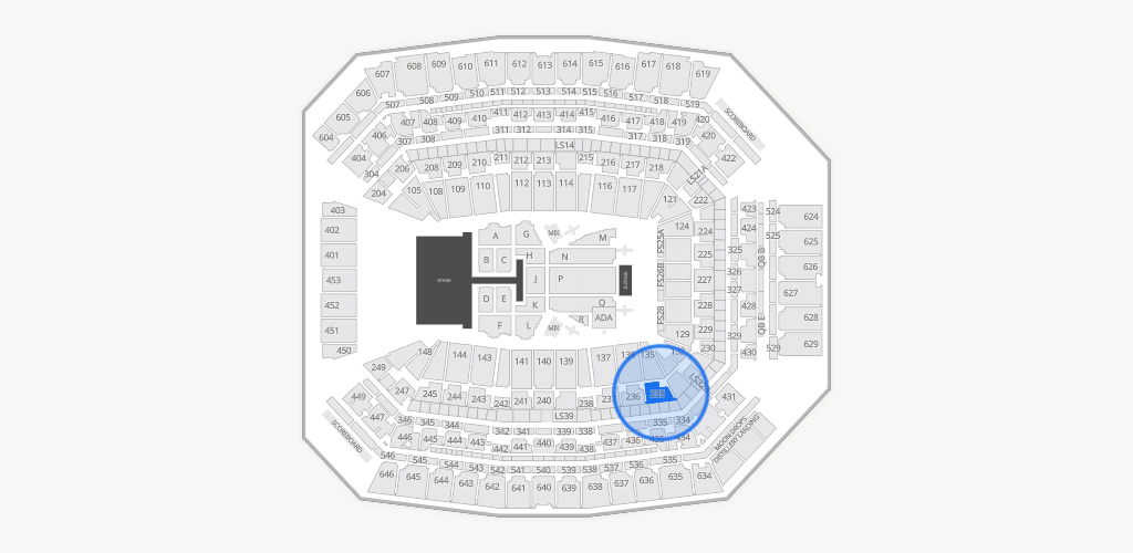 Lucas Oil Stadium Seating Chart