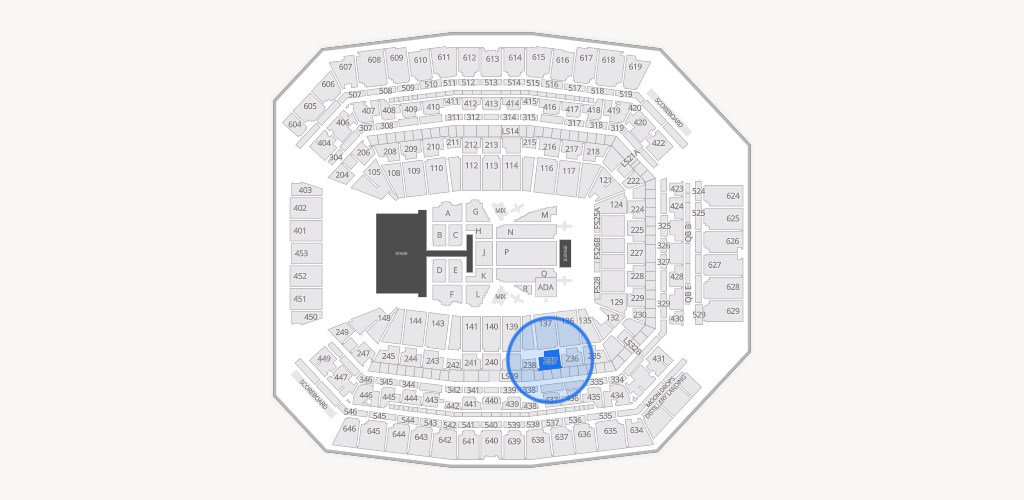 Lucas Oil Stadium Seating Chart