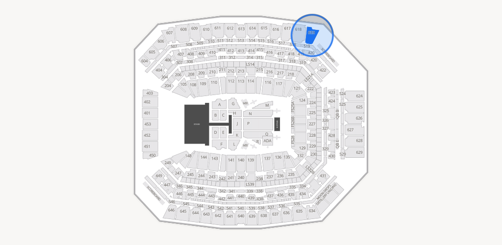 Lucas Oil Stadium Seating Chart