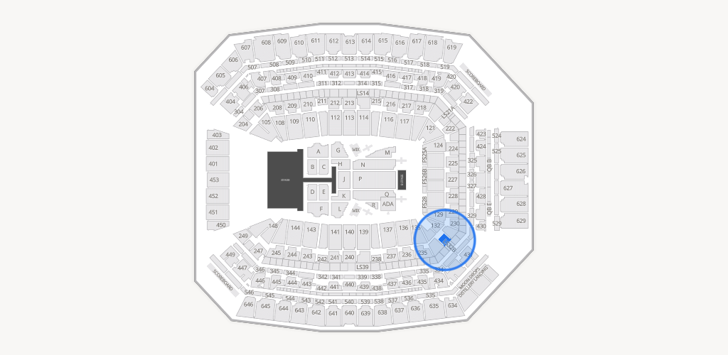 Lucas Oil Stadium Seating Chart