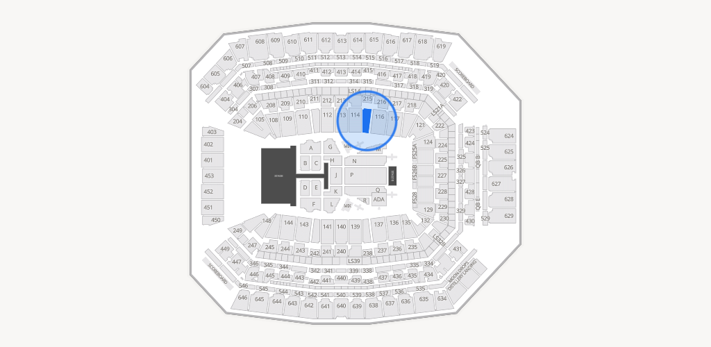 Lucas Oil Stadium Seating Chart