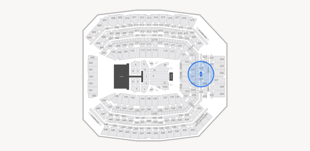 Lucas Oil Stadium Seating Chart