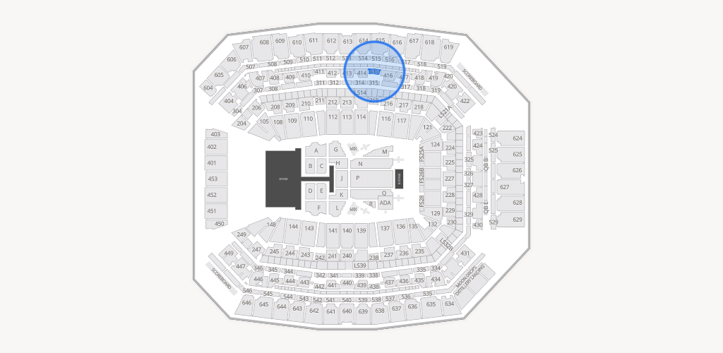 Lucas Oil Stadium Seating Chart