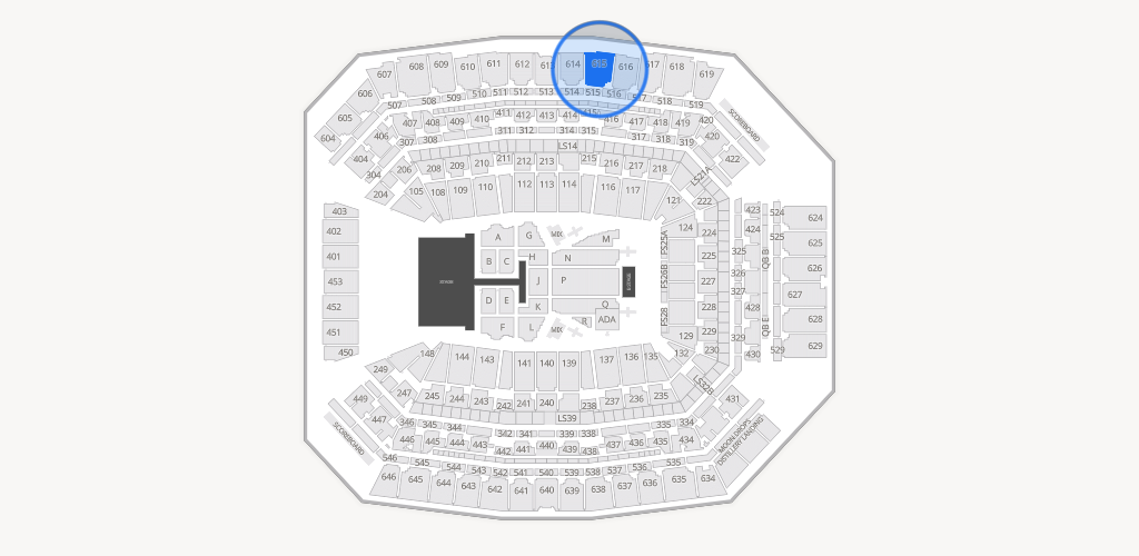 Lucas Oil Stadium Seating Chart