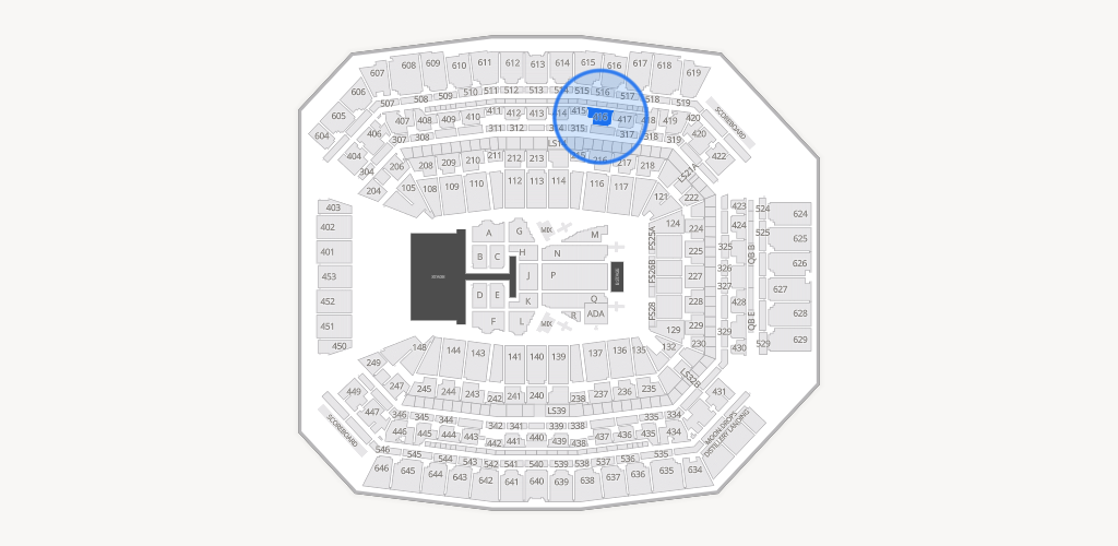 Lucas Oil Stadium Seating Chart