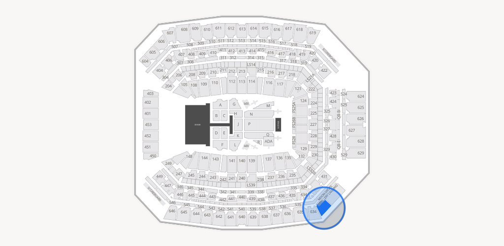 Lucas Oil Stadium Seating Chart