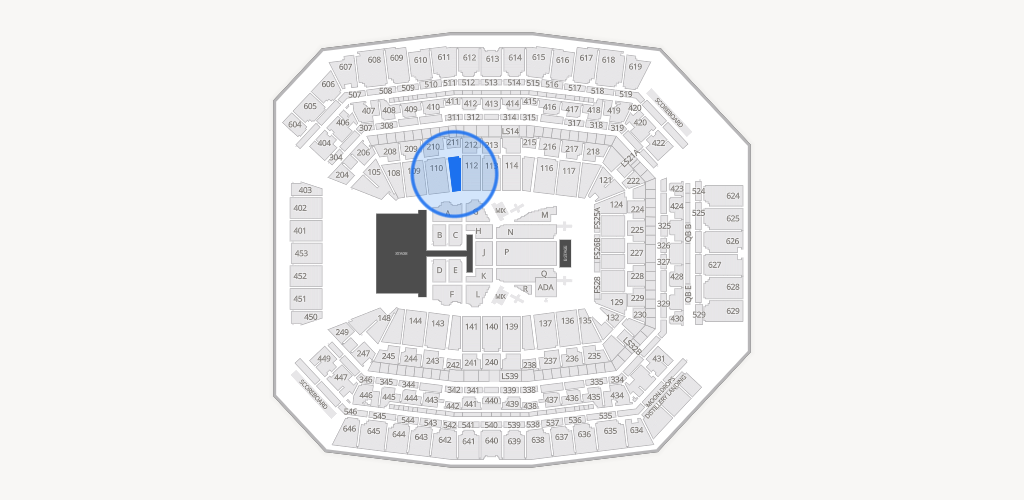 Lucas Oil Stadium Seating Chart