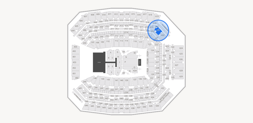 Lucas Oil Stadium Seating Chart