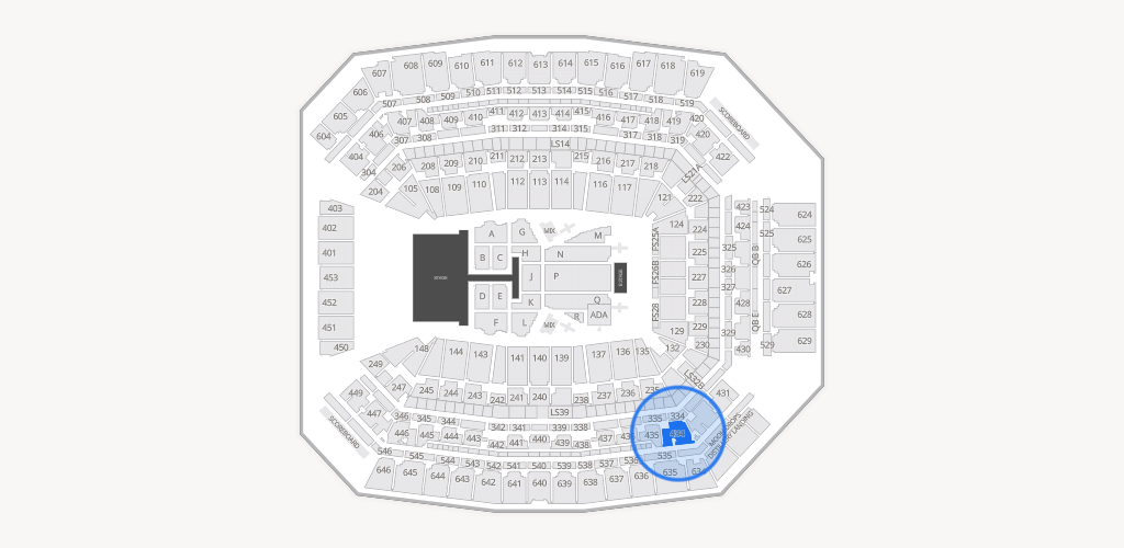 Lucas Oil Stadium Seating Chart