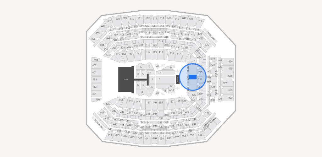 Lucas Oil Stadium Seating Chart