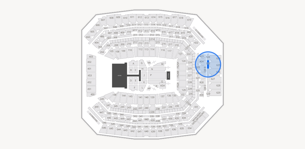 Lucas Oil Stadium Seating Chart