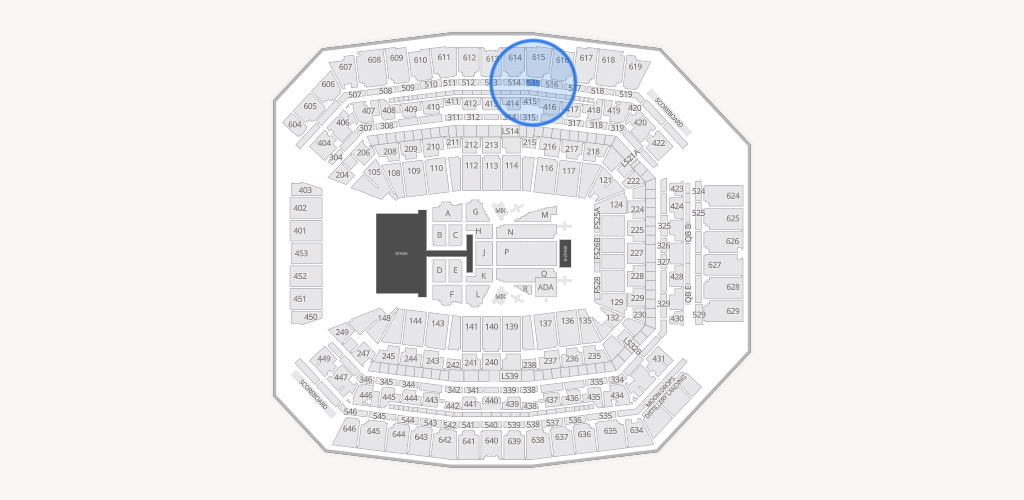 Lucas Oil Stadium Seating Chart