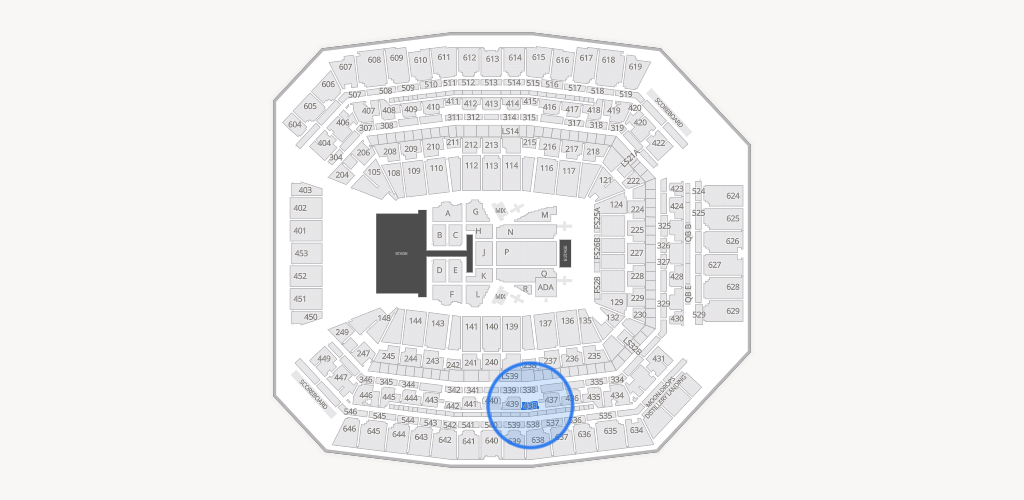 Lucas Oil Stadium Seating Chart