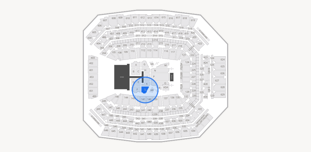 Lucas Oil Stadium Seating Chart