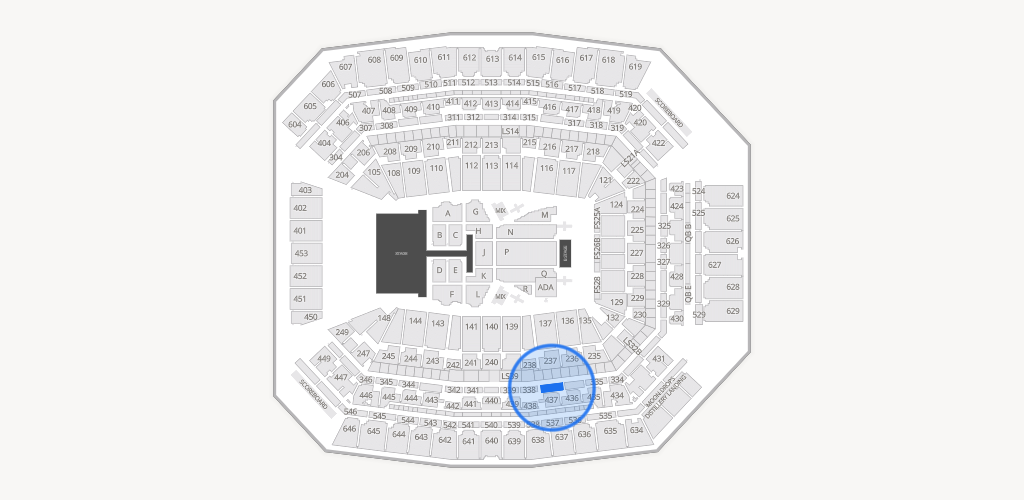Lucas Oil Stadium Seating Chart