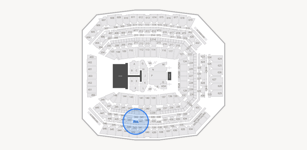 Lucas Oil Stadium Seating Chart