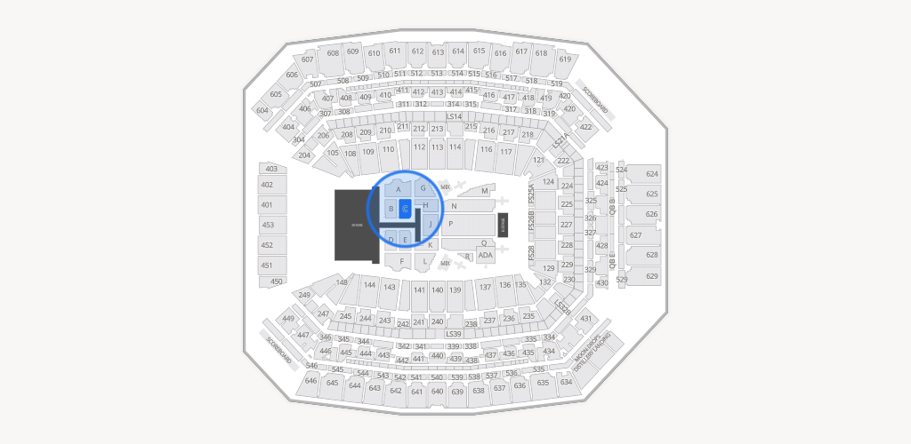 Lucas Oil Stadium Seating Chart