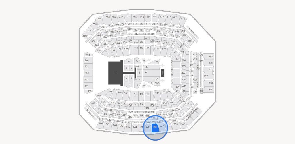 Lucas Oil Stadium Seating Chart