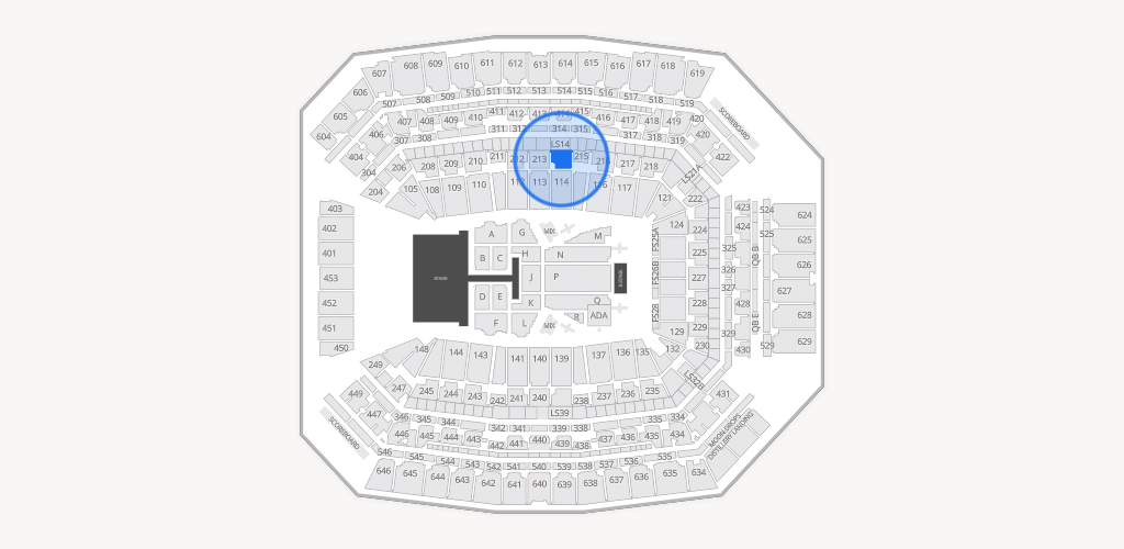 Lucas Oil Stadium Seating Chart