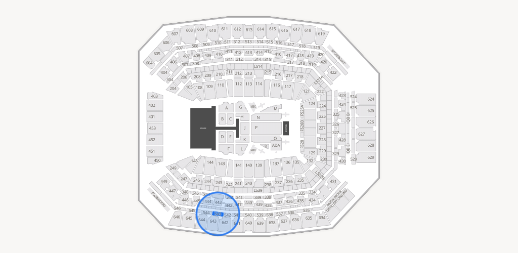 Lucas Oil Stadium Seating Chart