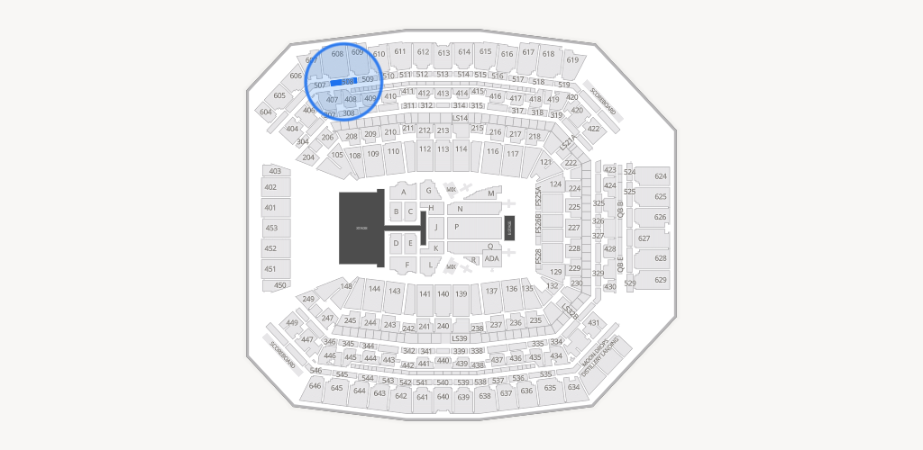 Lucas Oil Stadium Seating Chart