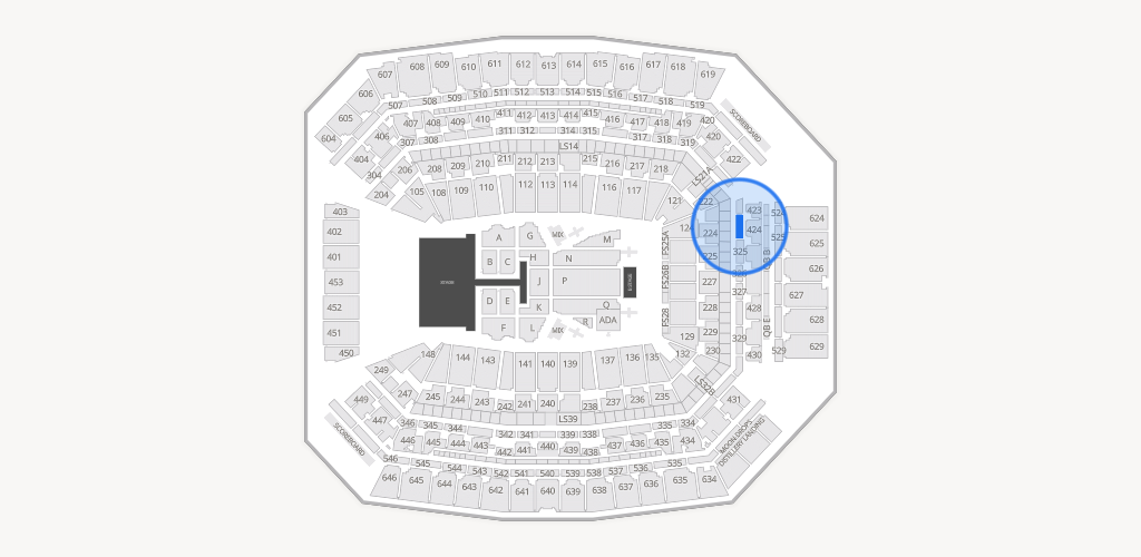 Lucas Oil Stadium Seating Chart