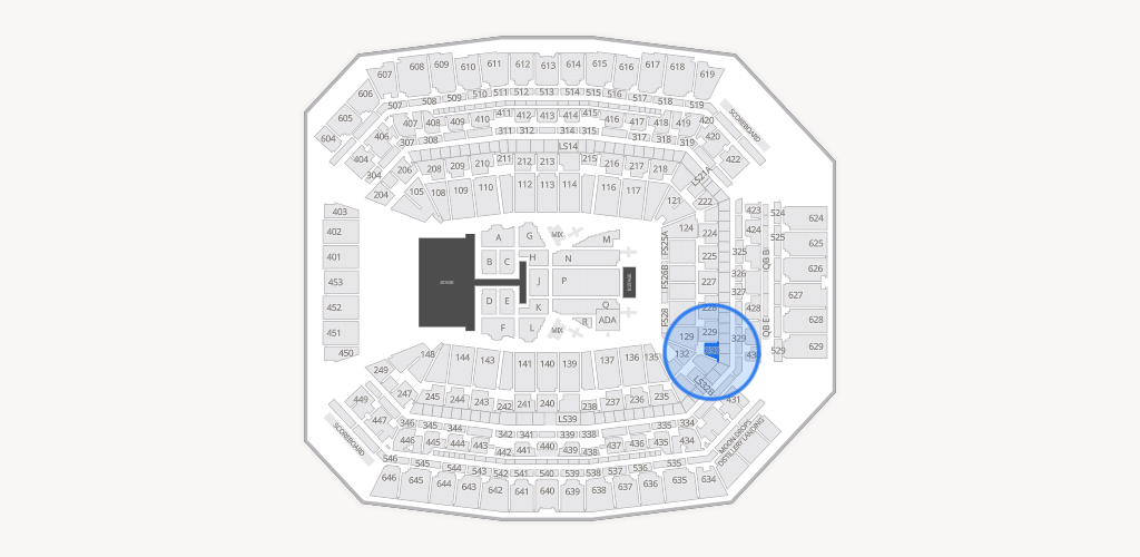Lucas Oil Stadium Seating Chart